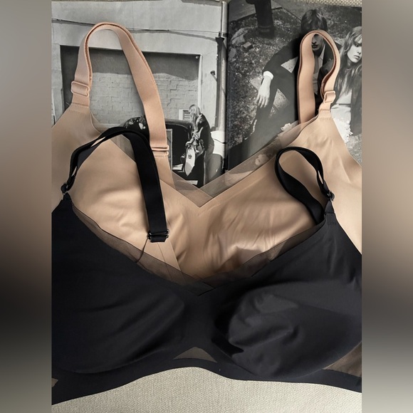 Honeylove CrossOver Bra / Bundle Of Two In Black & Tan/Sand Size 3X - Picture 13 of 16